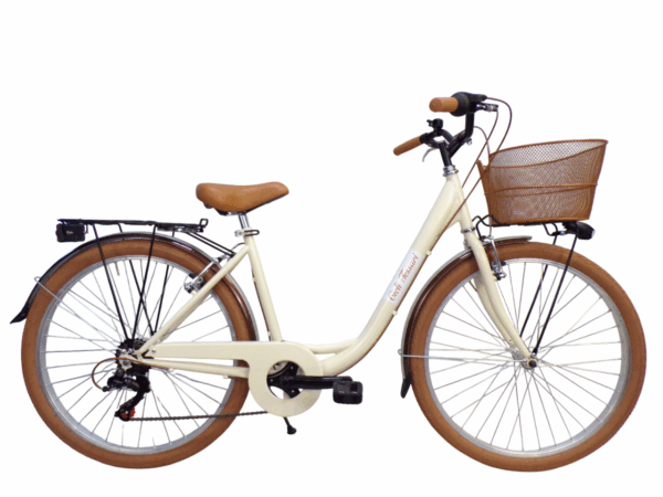 Cicli Tessari - bicicletta donna bici da passeggio city bike 26  telaio basso vintage