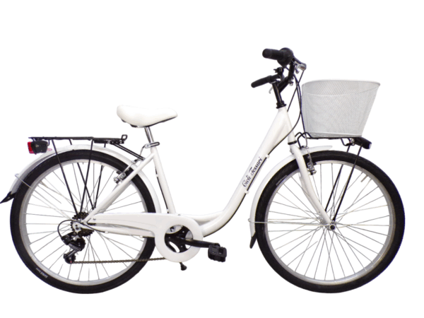 Cicli Tessari - bicicletta donna bici da passeggio city bike 26 cambio 6 velocita' telaio basso