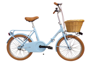 Cicli Tessari - bicicletta pieghevole bici da passeggio 20 graziella carbike vintage colore azzurro